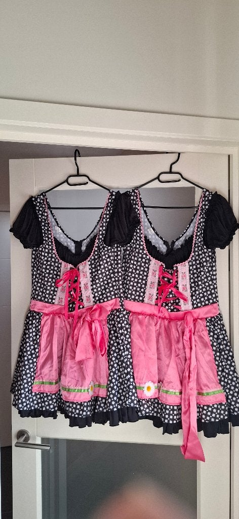 Dirndl Oktoberfest, Ophalen of Verzenden, Zo goed als nieuw, Feestartikel, Carnaval