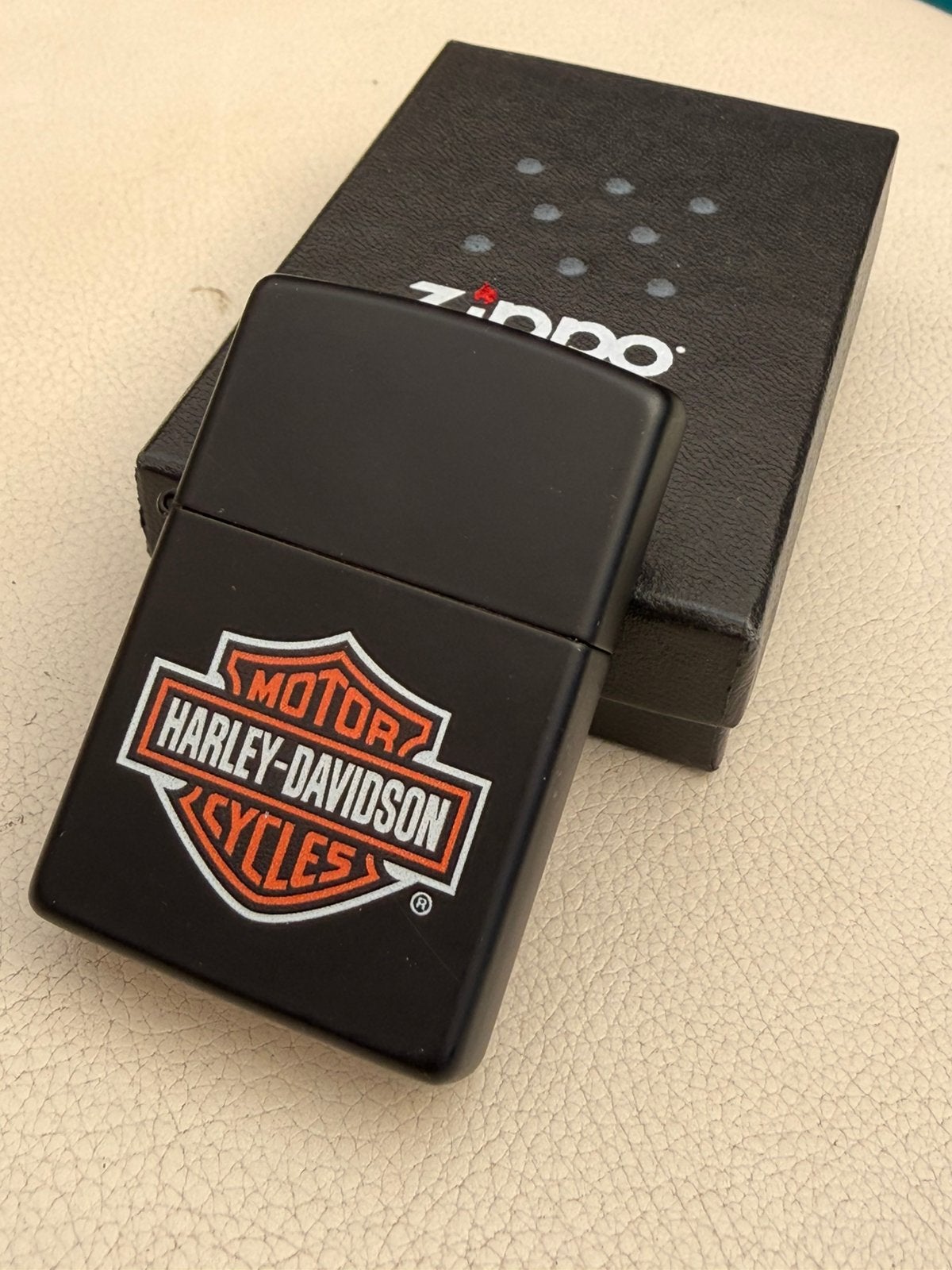 Zippo harley - davidson, Verzenden, Zo goed als nieuw