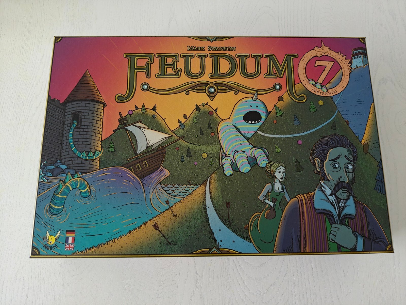 Feudum Septennial Edition, Drie of vier spelers, Ophalen of Verzenden, Nieuw, Odd Bird Games