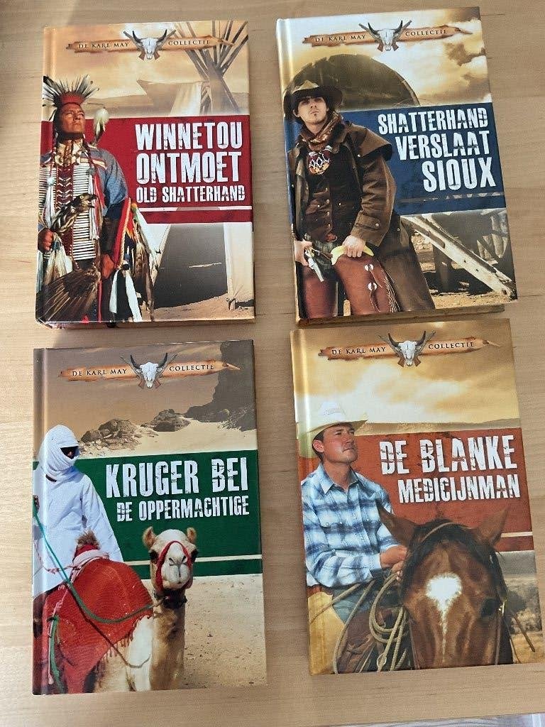 4 boeken Karl May, Boeken, Ophalen, Zo goed als nieuw, Karl May, Fictie