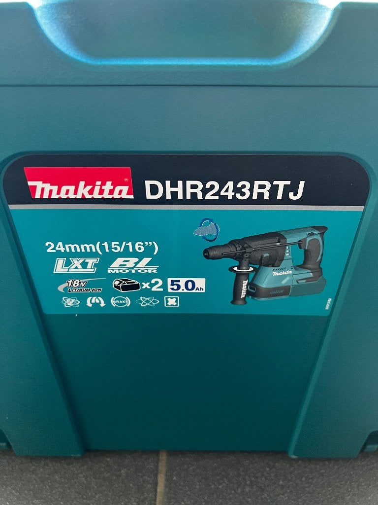 Makita combihamer DHR242RTJ, Doe-het-zelf en Verbouw, 600 watt of meer, Boor- en/of Breekhamer, Nieuw, Ophalen of Verzenden