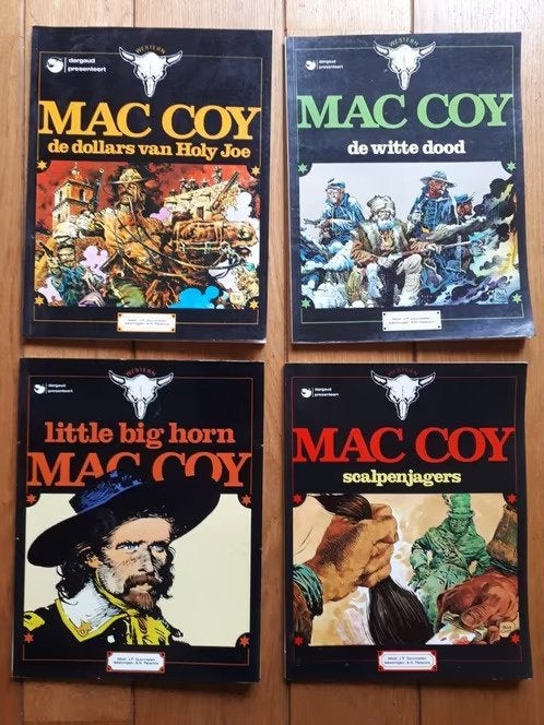 4x Strips Mac Coy, Meerdere stripboeken, Ophalen of Verzenden, Zo goed als nieuw, Antonio Hernández Palacios