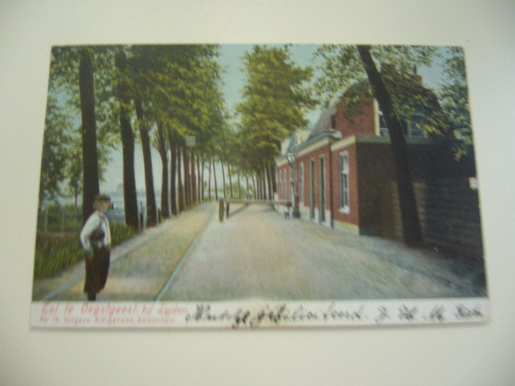 OEGSTGEEST   =   TOL   BRIEFKAART  1906, Ophalen of Verzenden, Voor 1920, Gelopen, Zuid-Holland