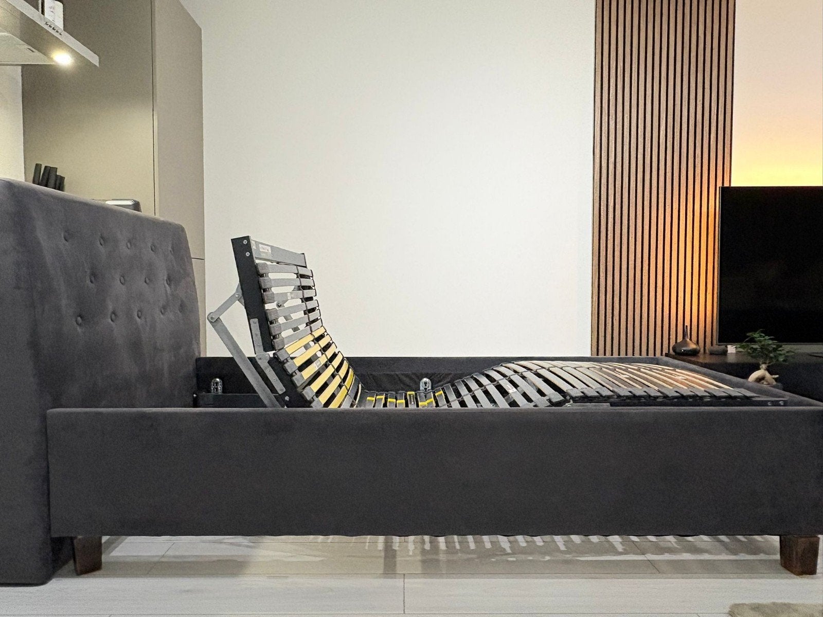Luxe 1-persoonsbed Beter Bed met elektrische lattenbodem, Ophalen, 90 cm, Eenpersoons, Zo goed als nieuw