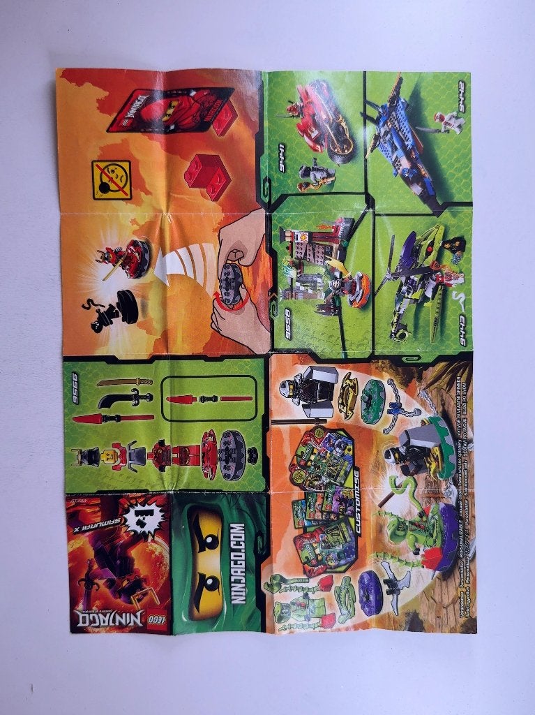 LEGO Ninjago 9566 (Instructions) for Set 9566 Samurai X