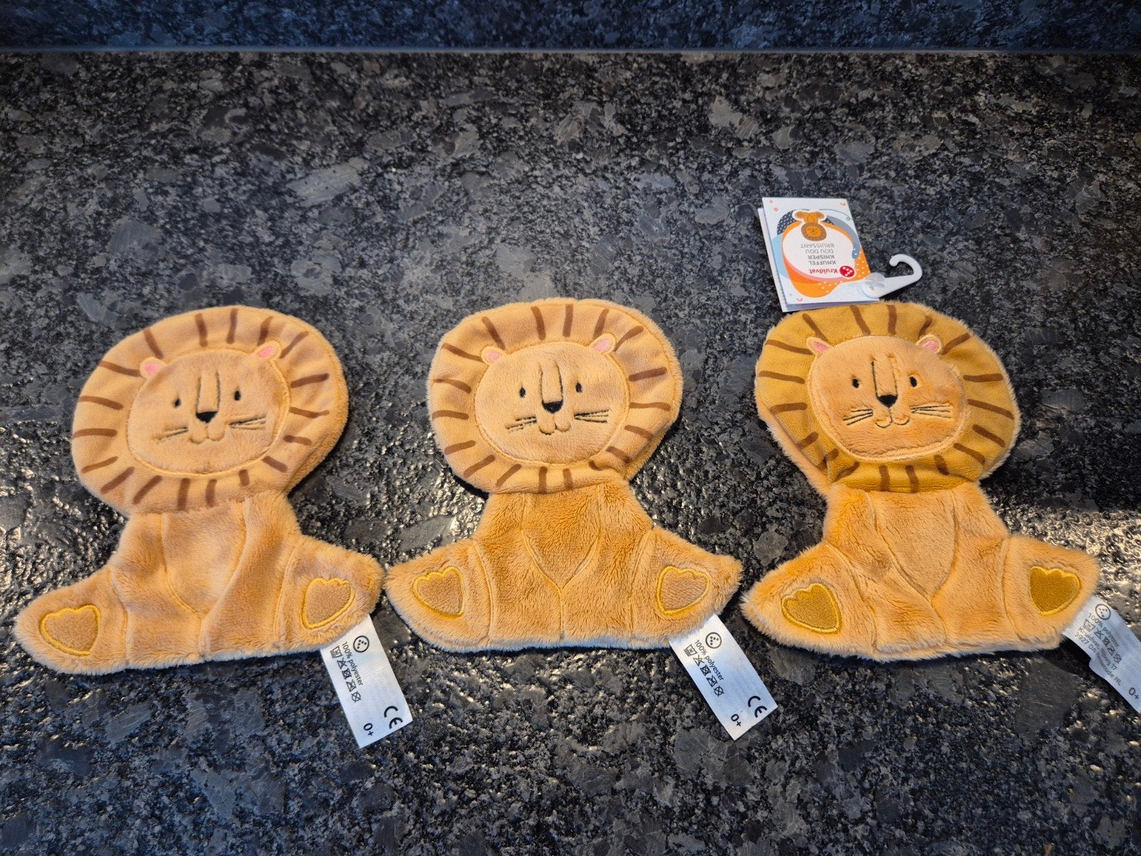 Kruidvat - Knisperdoekjes Leeuw 3 stuks, Kinderen en Baby's, Speelgoed | Knuffels en Pluche, Ophalen of Verzenden, Nieuw, Overige typen