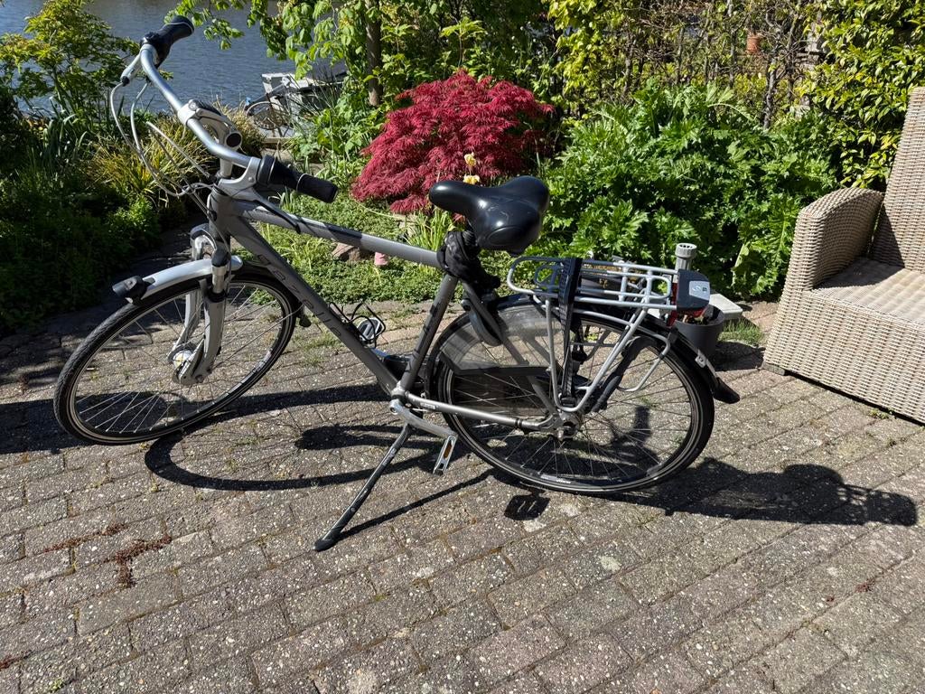 Gazelle Paris Plus herenfiets 53cm frame, Minder dan 10 versnellingen, Zo goed als nieuw, 55 cm of meer, Ophalen