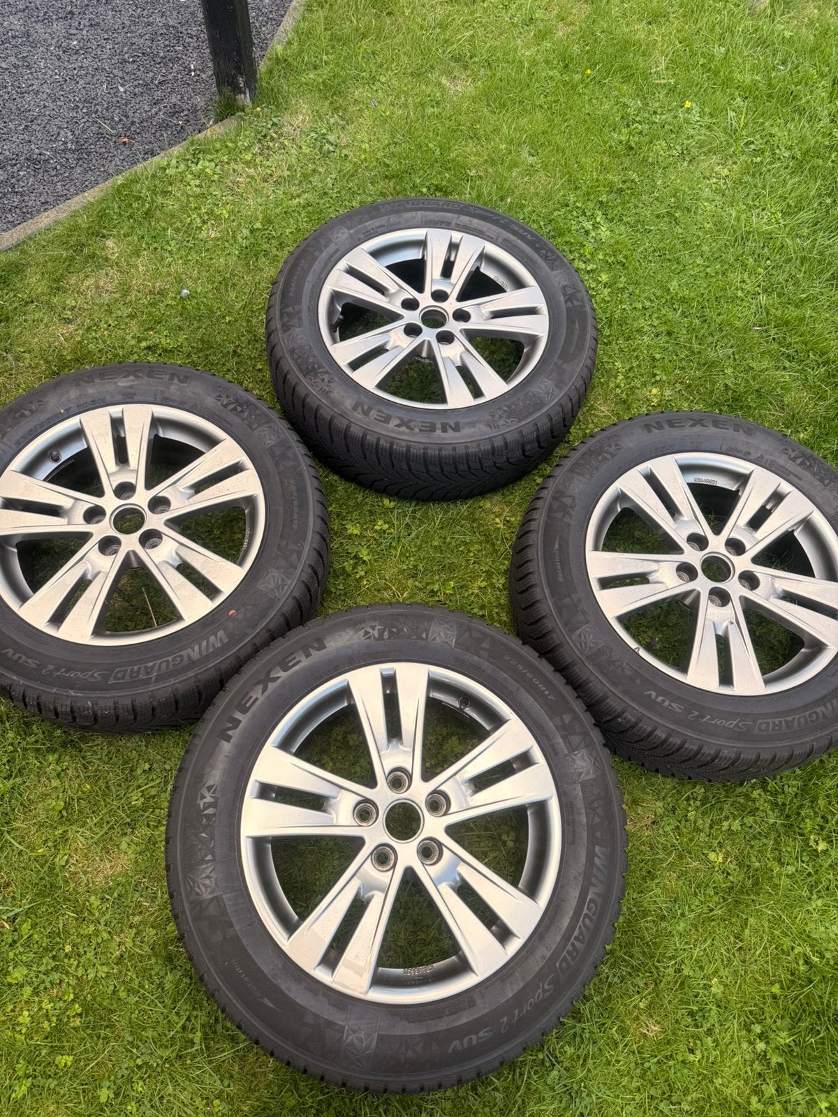 kia 17” black chrome met nieuwe WINTERbanden” 5x114,3, Ophalen, Banden en Velgen, Nieuw, 17 inch