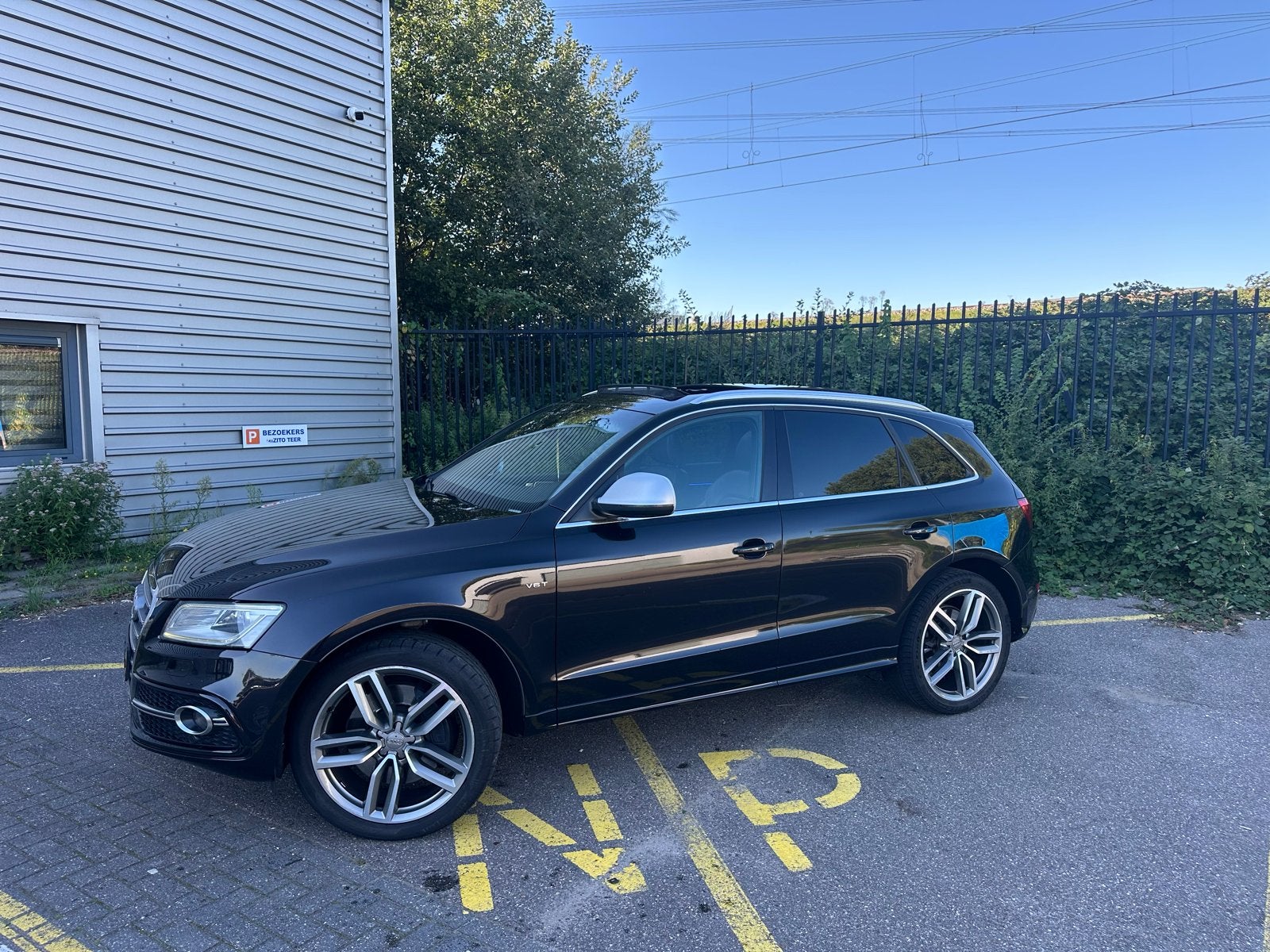 Audi SQ5 2014 Zwart, Auto's, Automaat, Dealer onderhouden, Zwart, 2995 cc