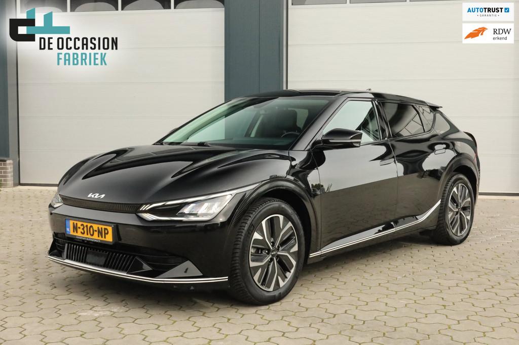 Kia EV6 Plus 77.4 kWh Carplay Stoelkoeling Memory Adaptief, Auto's, Automaat, 228 pk, Achterwielaandrijving, Gebruikt