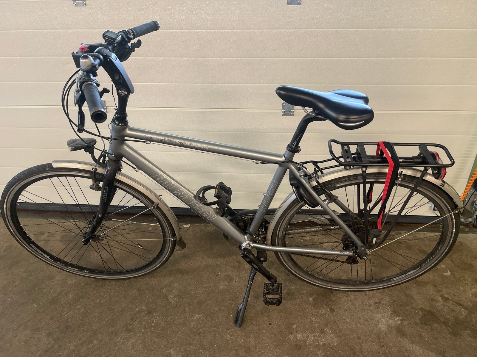 Jan Janssen - transalpine touringfiets - Goede Staat, Overige merken, 28 inch, Gebruikt, Vering