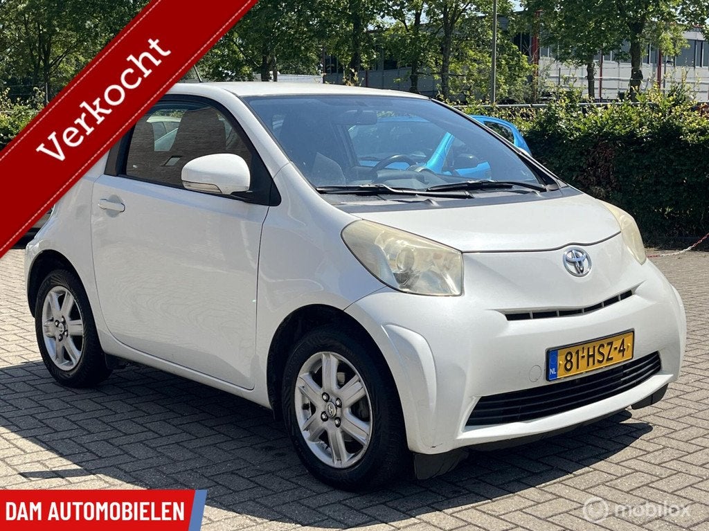 Toyota iQ 1.0 VVTi 181.412 KM, Airco, elektrische Ramen NL A, Auto's, Toyota, Gebruikt, 4 stoelen, Origineel Nederlands, Bedrijf