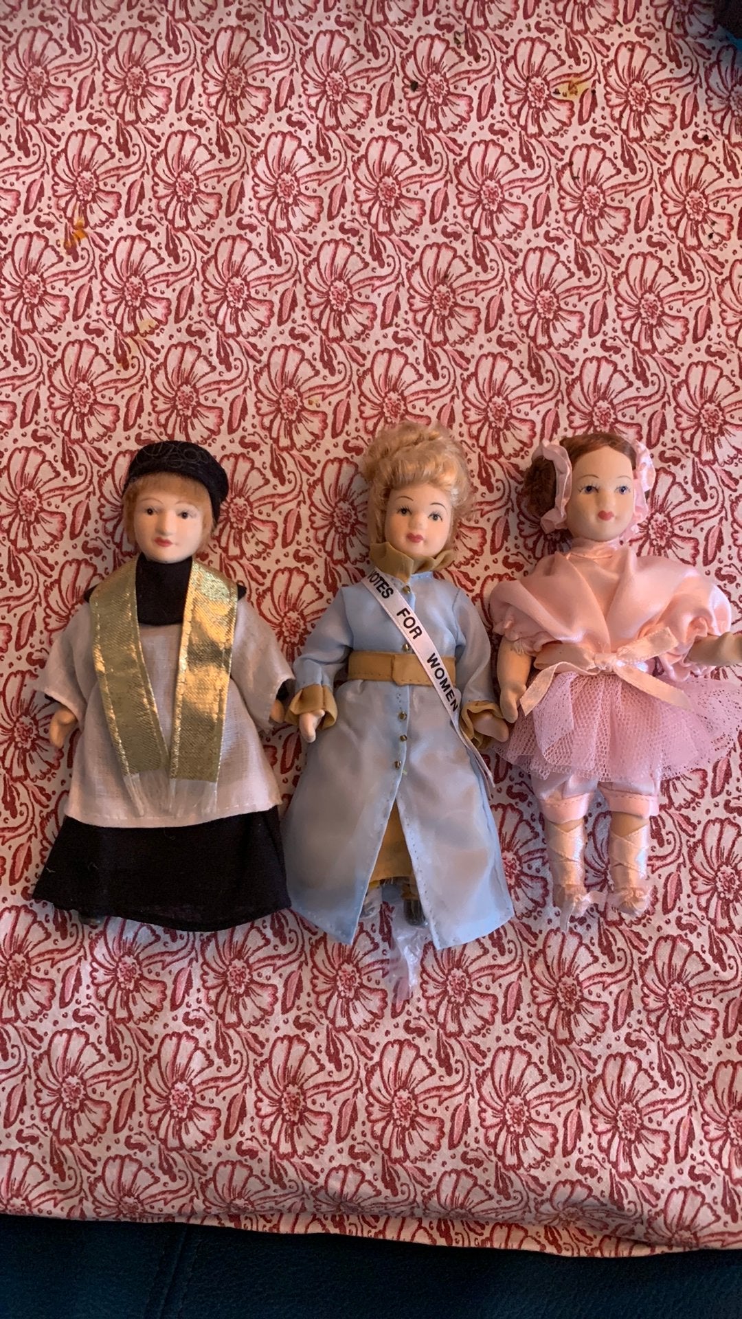 Prachtige porceleinen poppetjes poppenhuis, Ophalen of Verzenden, Zo goed als nieuw, Poppenhuis