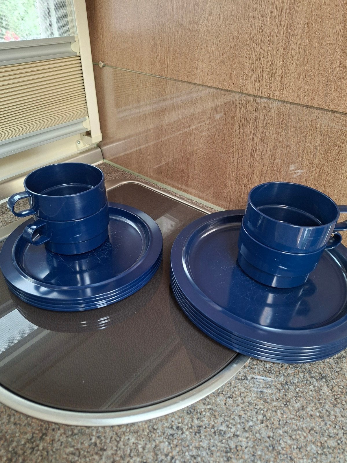 Camping Servies, Ophalen of Verzenden, Gebruikt