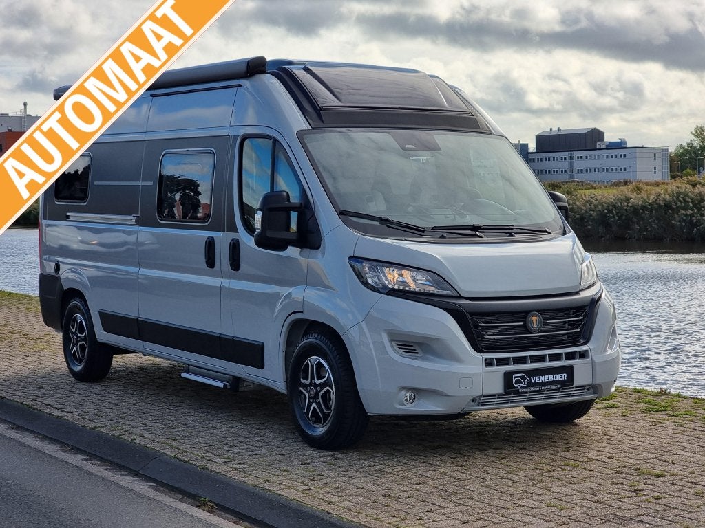 VANTourer 600 L lengteslaper, Caravans en Kamperen, Campers, Automaat, Ringverwarming, Fiat, Tot en met 2