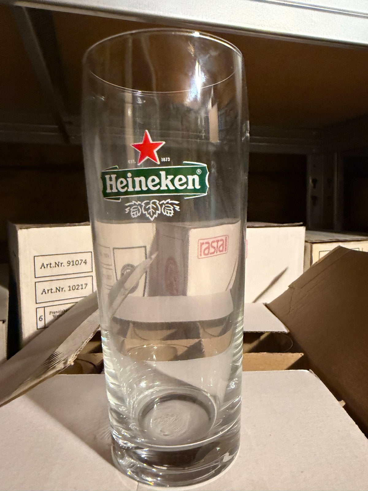 Heineken Fluitje Bierglas 22 cl - Nieuw in Doos, Ophalen, Nieuw
