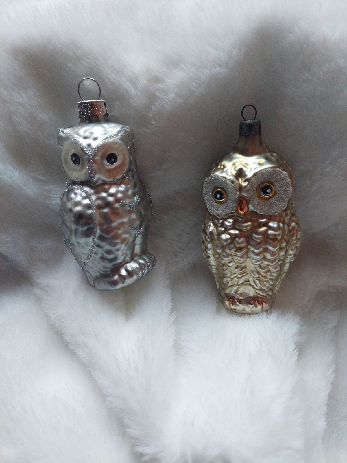 vintage ornament Uilen, Diversen, Ophalen of Verzenden, Zo goed als nieuw