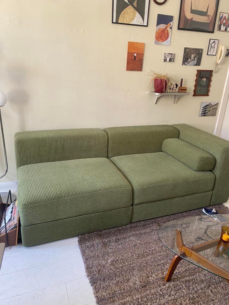 Ikea Jattebo bank groen, Ophalen of Verzenden, Zo goed als nieuw, 75 tot 100 cm