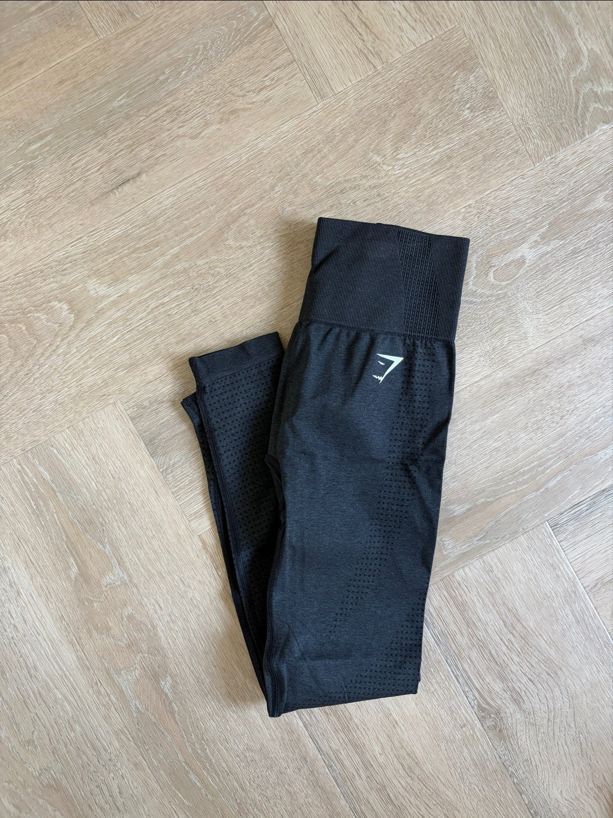 Gymshark Vital Seamless Legging Zwart, Zwart, Ophalen of Verzenden, Maat 36 (S), Fitness of Aerobics