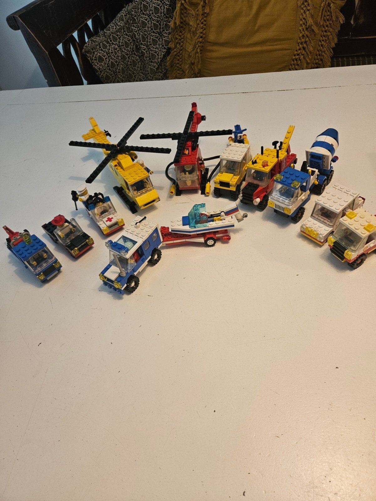 lego voortuigen, Ophalen, Gebruikt