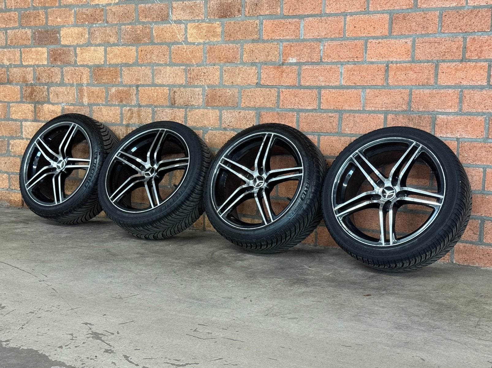 Mercedes 5x112 18 inch AMG 225/40R18, Auto-onderdelen, Banden en Velgen, Ophalen, 18 inch, Gebruikt, Velg(en)