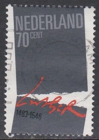 Nederland 1983 1294 Luther, Gest Amsterdam, Postzegels en Munten, Postzegels | Nederland, Ophalen of Verzenden, Na 1940, Gestempeld