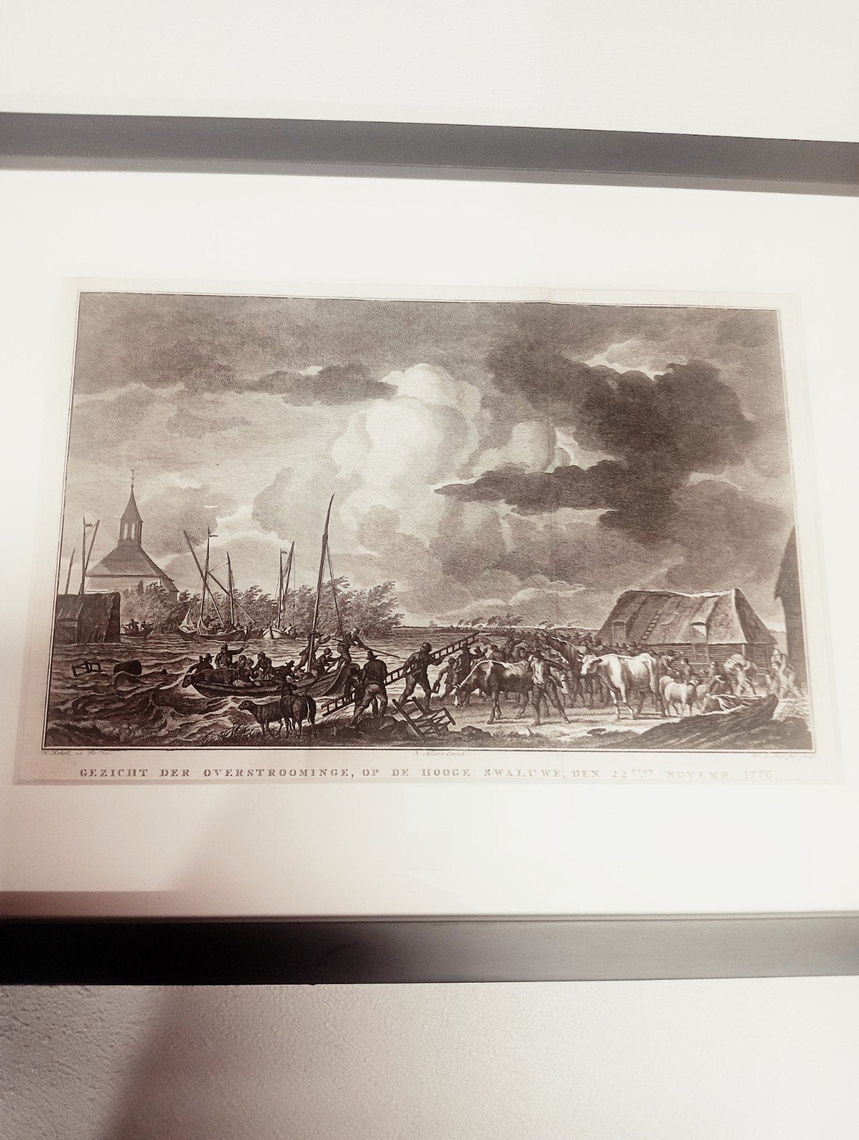 Overstroming Hooge Zwaluwe, 22 november 1776, Ophalen of Verzenden