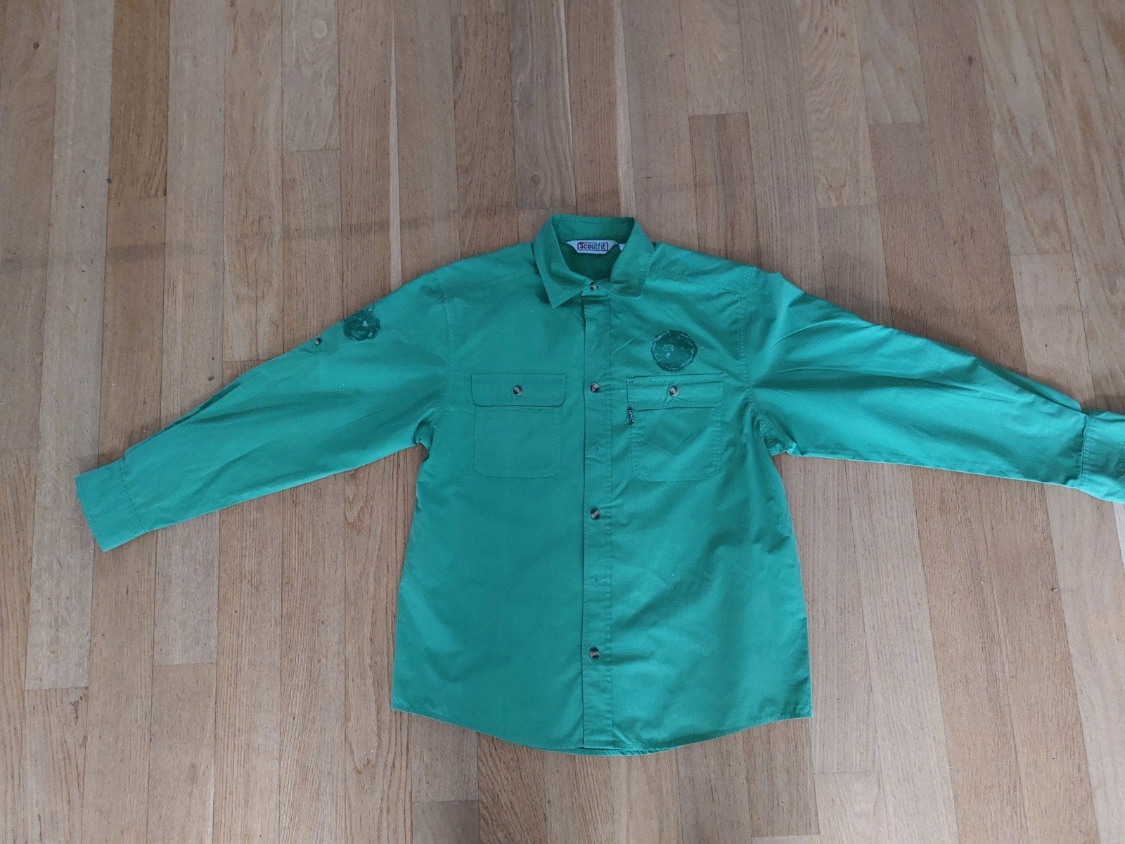 Scouting Blouse Welpen Maat 164 met Gebruikssporen, Ophalen of Verzenden, Gebruikt, Kleding
