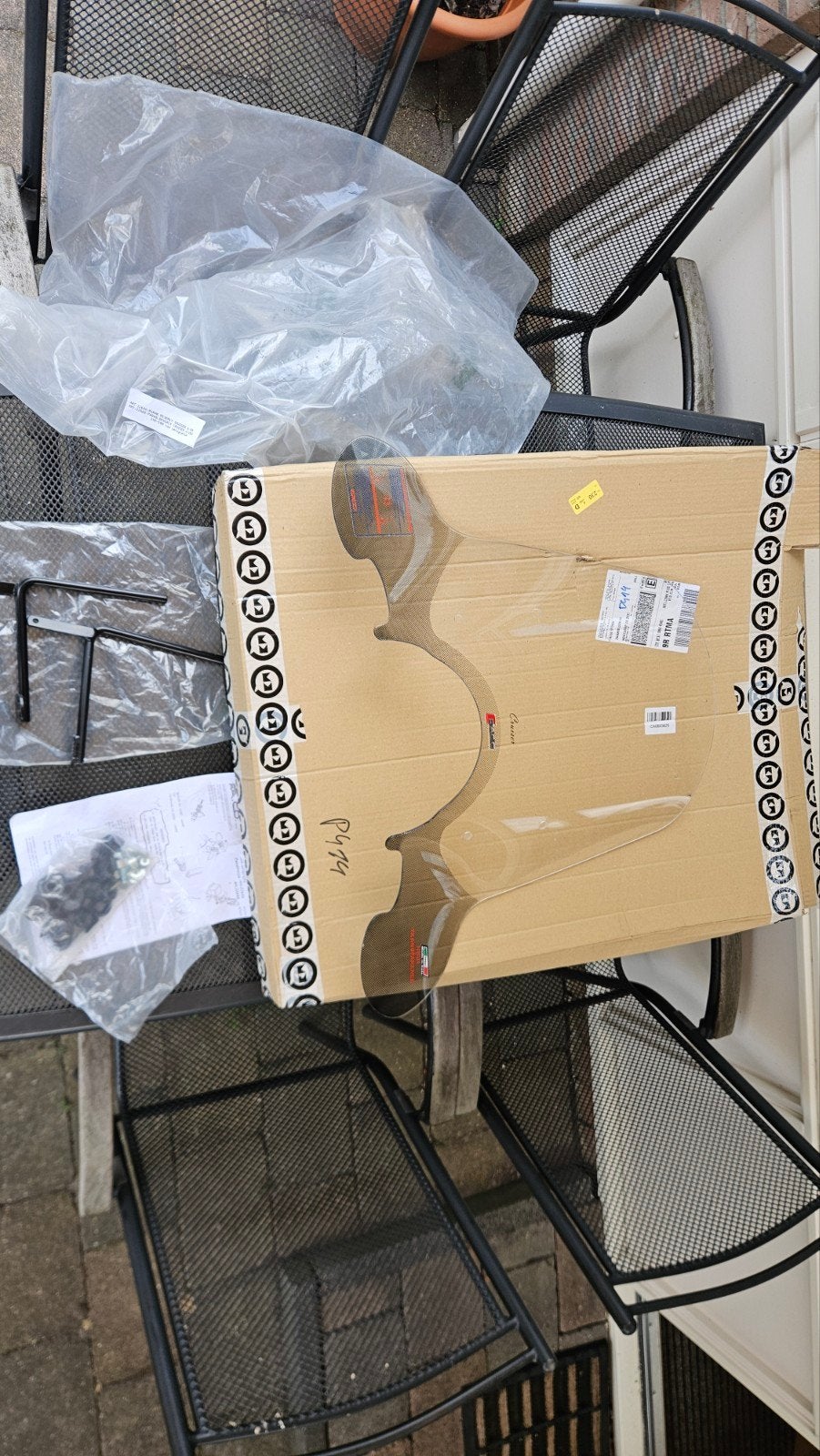 groot windscherm piaggio beverly cruiser 250 - 500, Ophalen of Verzenden, Nieuw