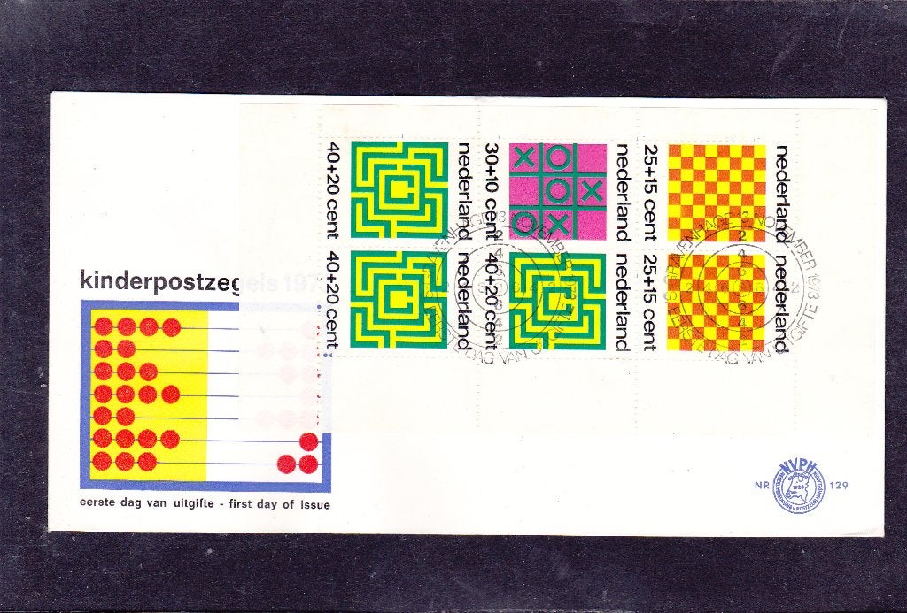 FDC E 129 A Kind 1973 (1096), Postzegels en Munten, Postzegels | Eerstedagenveloppen, Verzenden, Onbeschreven, Nederland