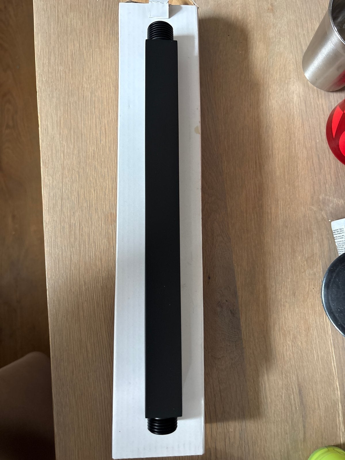 Adema plafondarm vierkant 30cm zwart mat, Ophalen of Verzenden, Nieuw, Douche