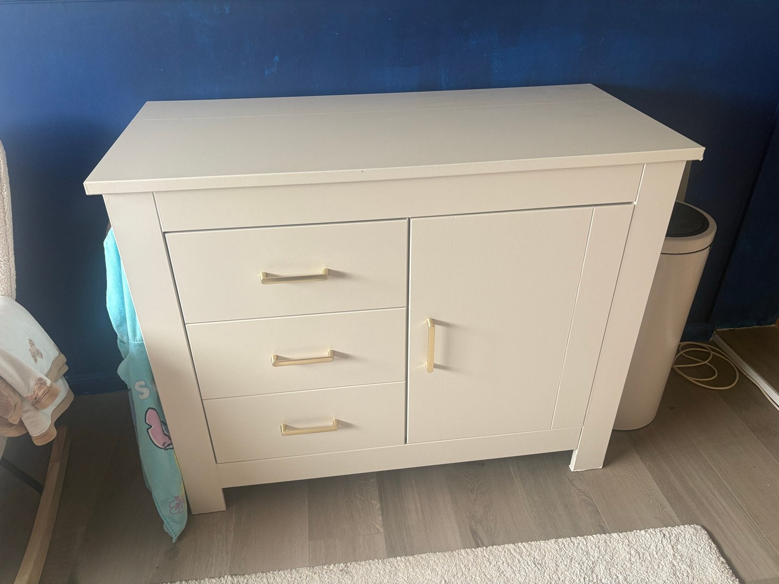Commode met lades en deurtje - zelf gewrapt, Ophalen, Gebruikt, 50 tot 70 cm, 75 tot 100 cm