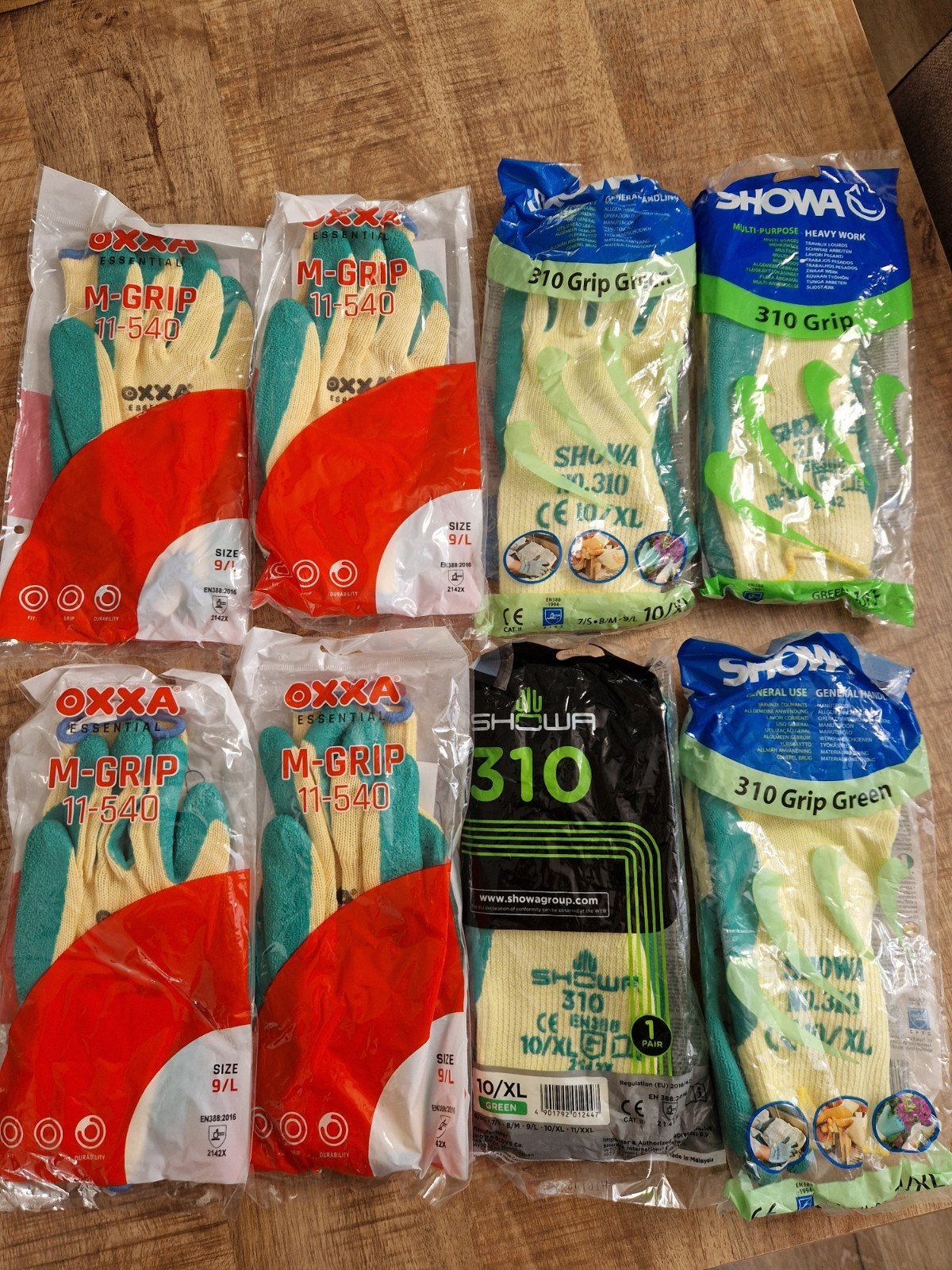 8x grip handschoenen L en XL, Ophalen of Verzenden, Nieuw, Handschoenen
