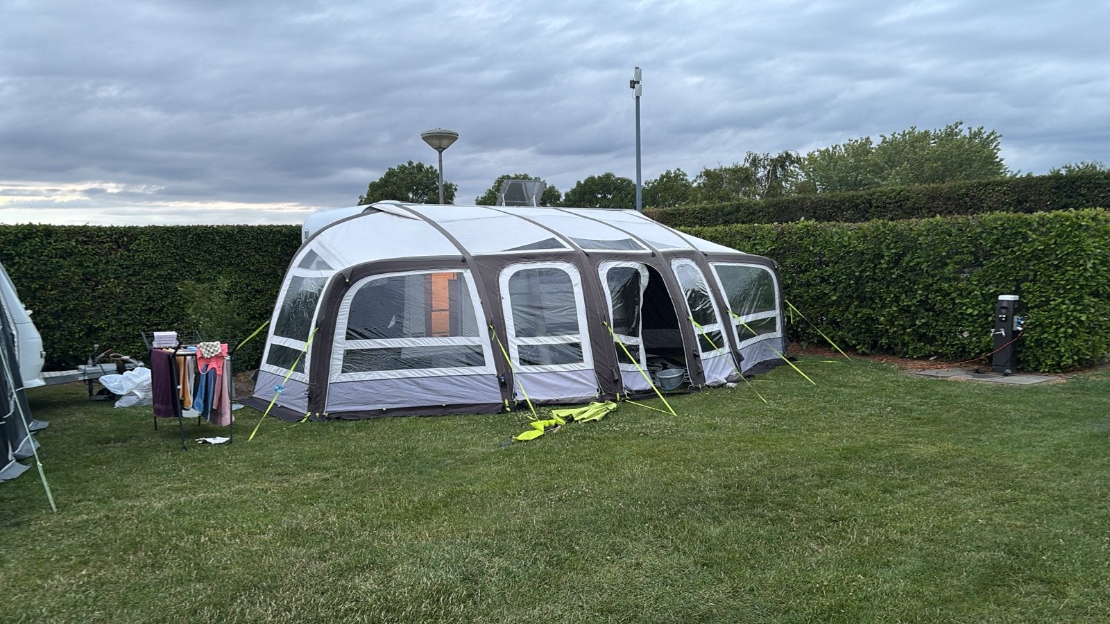 Kampa Frontier Air Pro 400/opblaasbare tent/reserveonderdele, Ophalen of Verzenden, Gebruikt, Tot en met 6