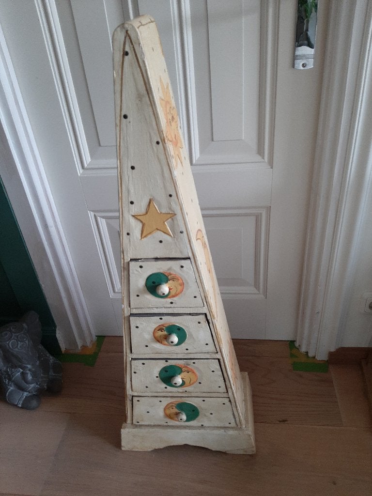 beschilderd kastje, Antiek en Kunst, Ophalen