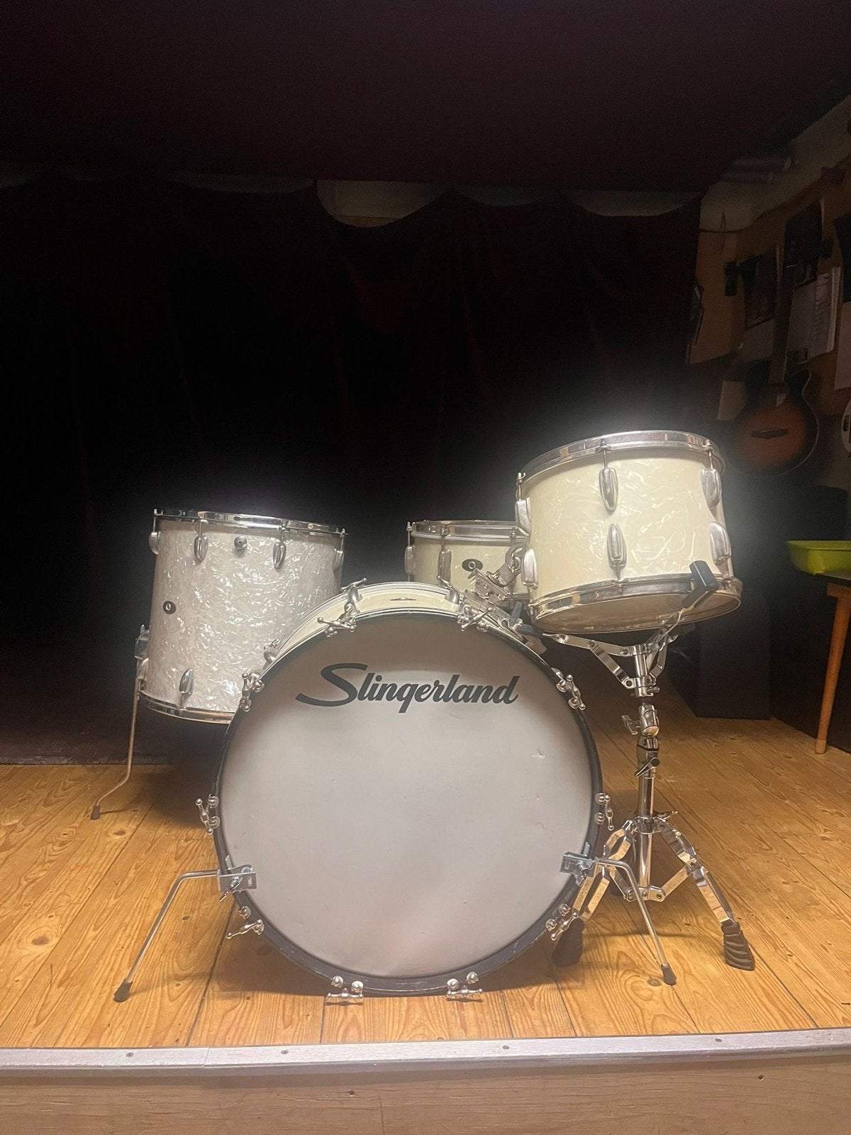 Vintage Slingerland 1955, Ophalen of Verzenden, Gebruikt, Overige merken