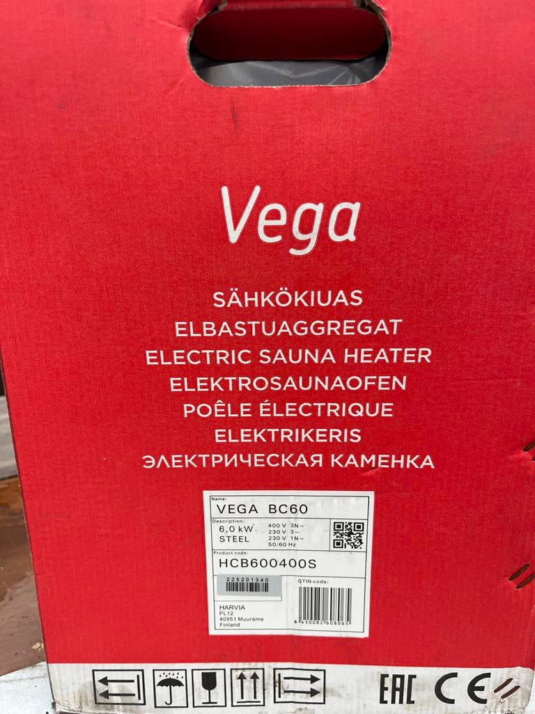 Nieuwe Harvia Vega sauna kachel 2 stuks, Ophalen, Nieuw, Fins of Traditioneel, Onderdelen