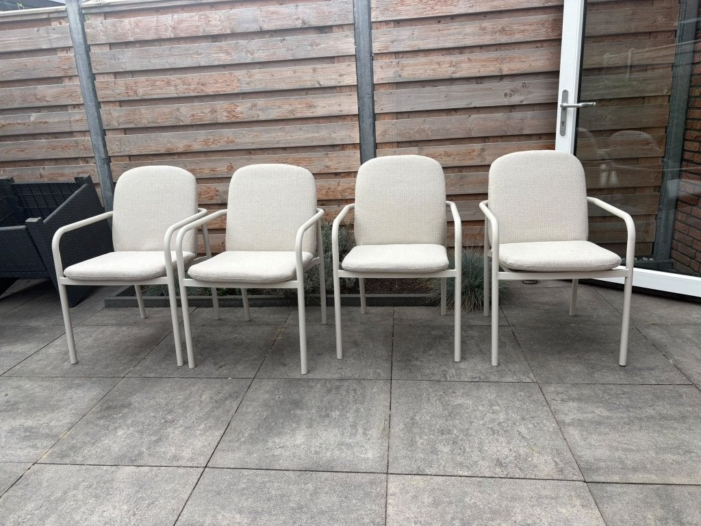 Foto 2 van Tuinstoelen met kussens; nieuw