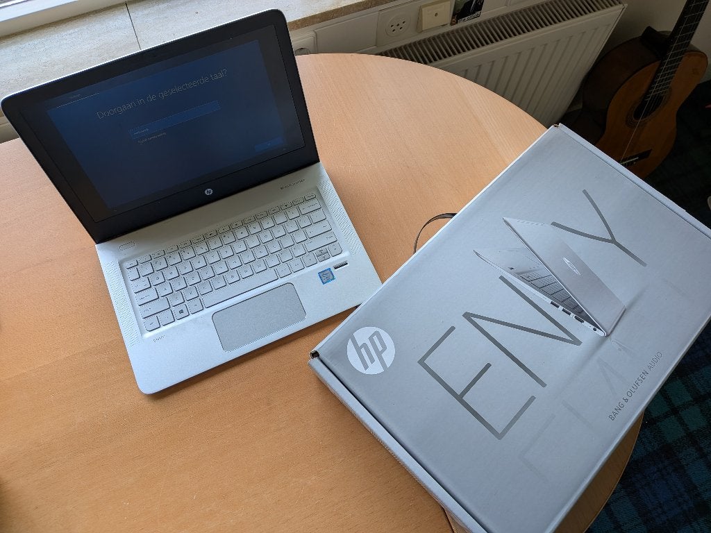 TK: HP Envy 13-d010nd notebook, Ophalen, Gebruikt, 2 tot 3 Ghz, Qwerty