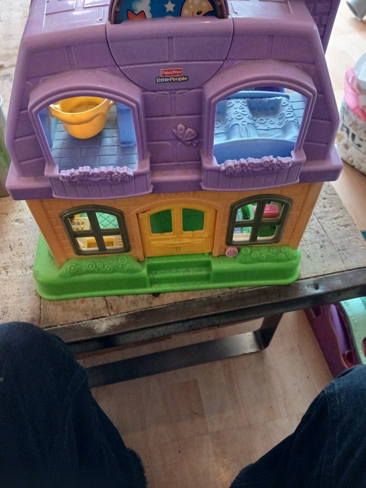 Fisher-Price Little People Speelhuisje, Ophalen of Verzenden, Gebruikt, Speelset