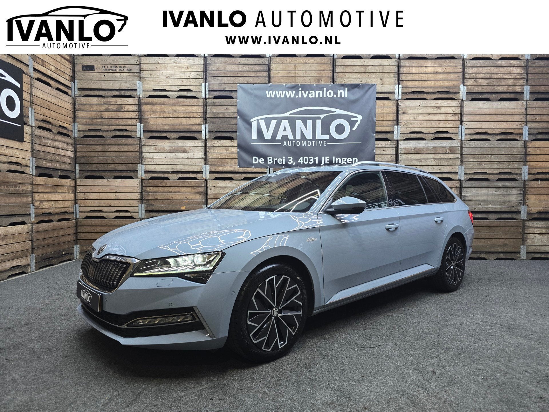 Skoda Superb Combi 1.4 TSI iV Sportline Business PHEV L&K Pa, Auto's, Gebruikt, Adaptive Cruise Control, 1709 kg, Hybride Elektrisch/Benzine