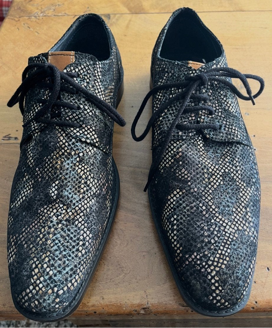 Mooie leren heren schoenen mt 43 Cafe Moda, Ophalen, Zo goed als nieuw, Overige kleuren
