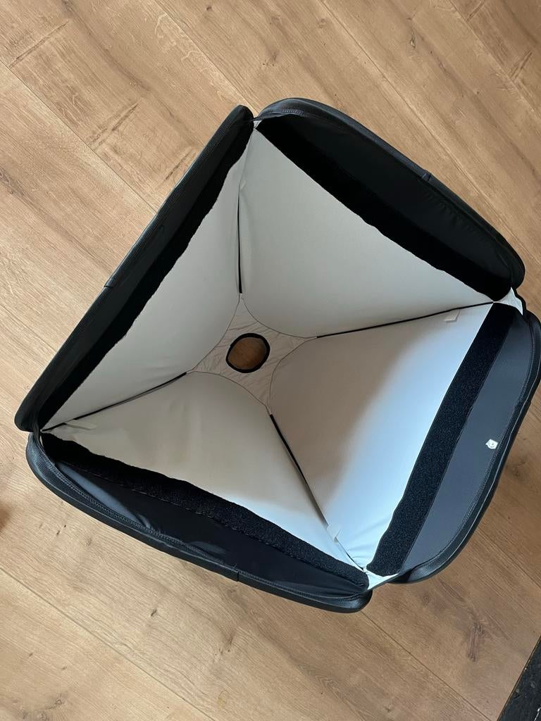 Lastolite Joe McNally softbox met bracket, Audio, Tv en Foto, Fotografie | Fotostudio en Toebehoren, Ophalen, Gebruikt, Lamp of Flitsset