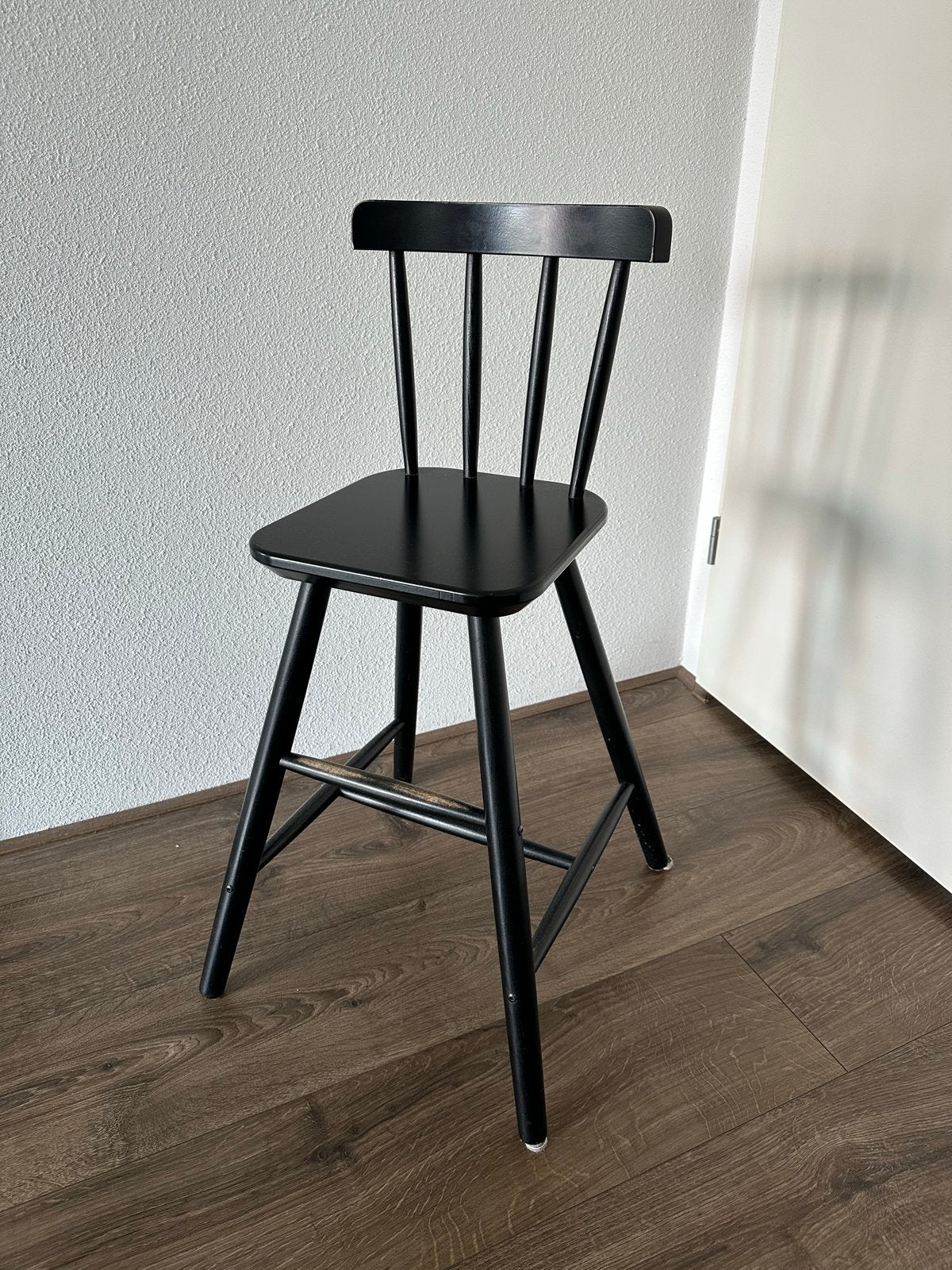 Ikea Agam kinderstoel - Zwart, Ophalen, Gebruikt, Overige typen, Aanschuifbaar
