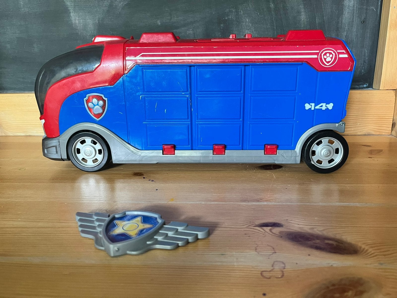 Paw Patrol Patroller met 4 voertuigen en figuren, Ophalen of Verzenden, Gebruikt