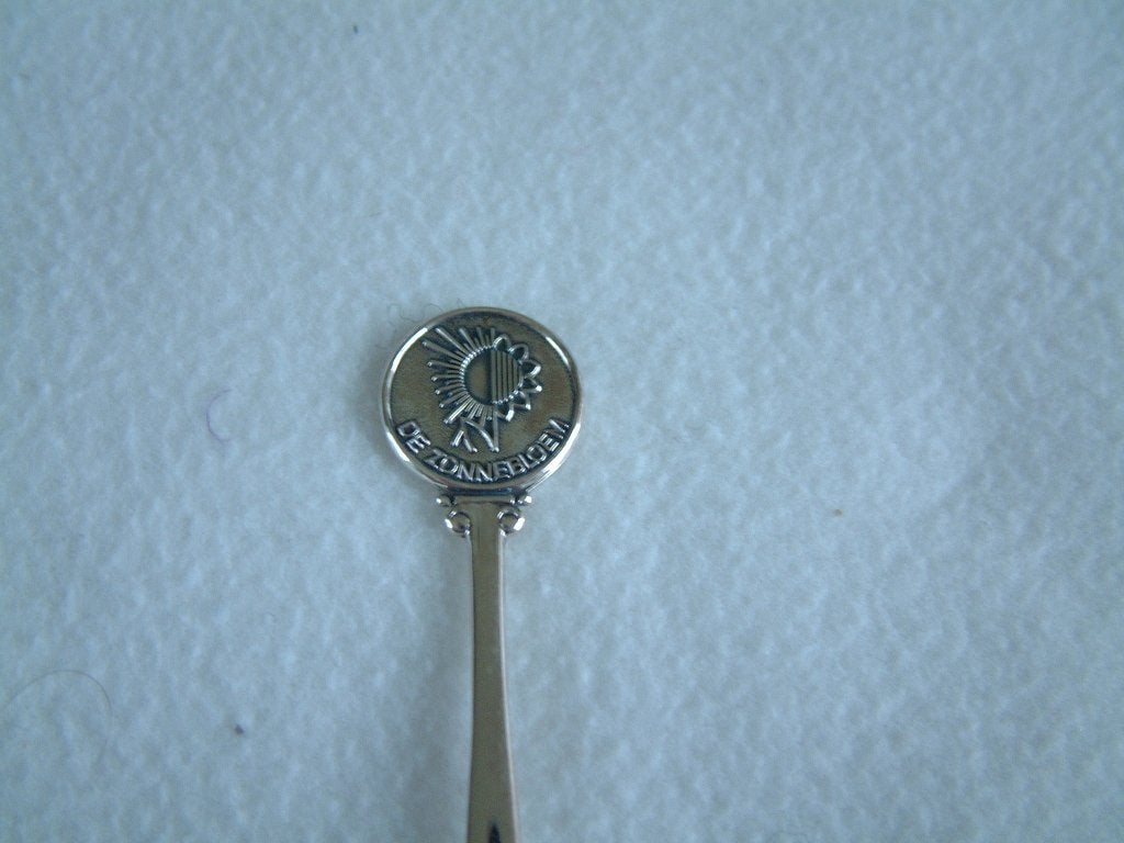 lepeltje De zonnebloem-verzilverd, Ophalen of Verzenden, Gebruikt