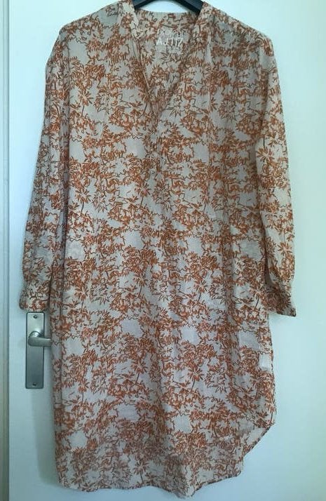 Project AJ117 kaftan jurk maat XL organic cotton, Kleding | Dames, Jurken, Meerkleurig, Maat 46/48 (XL) of groter, Ophalen of Verzenden