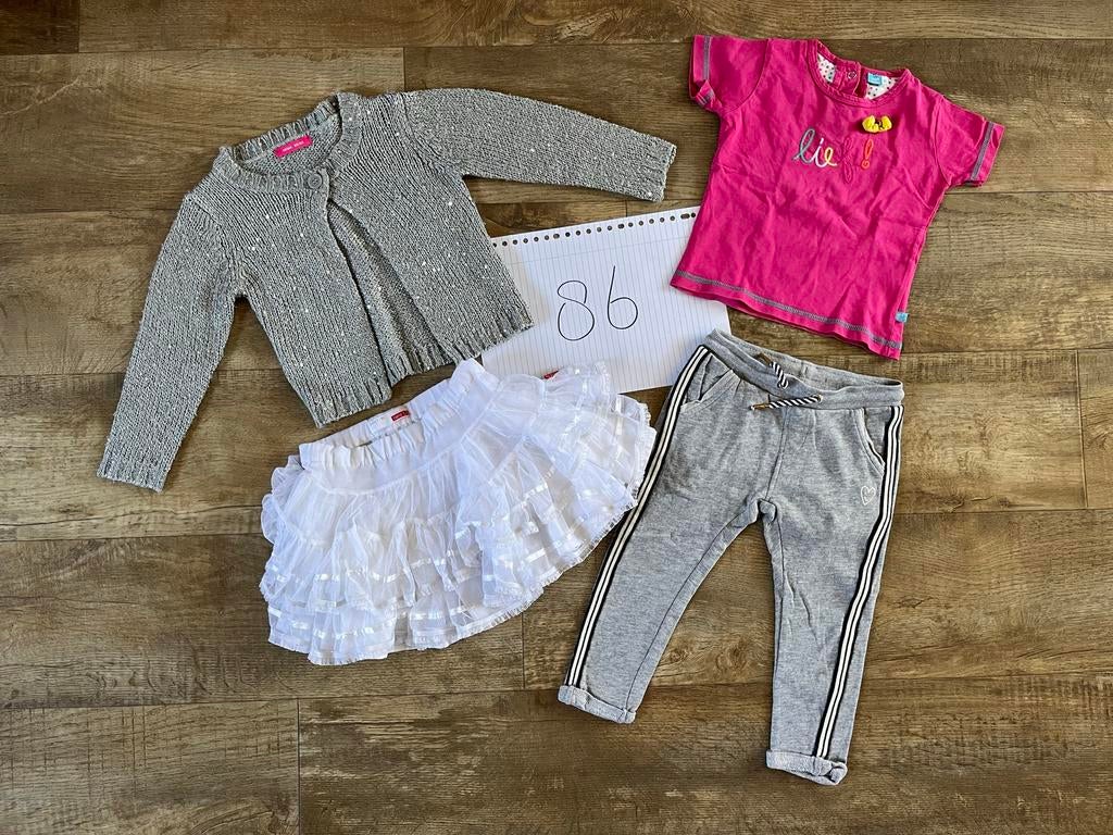 Kledingpakket maat 86, Ophalen of Verzenden, Gebruikt, Meisje, Setje