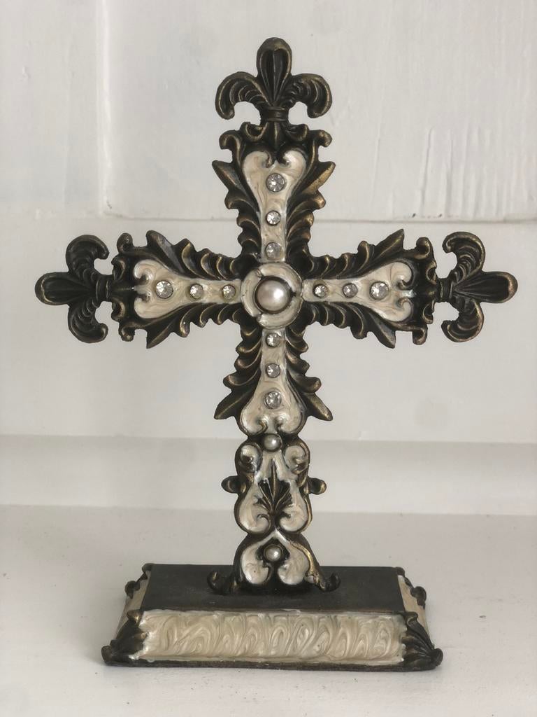 Prachtig geëmailleerd kruis - Antiek uit Londen, Ophalen of Verzenden