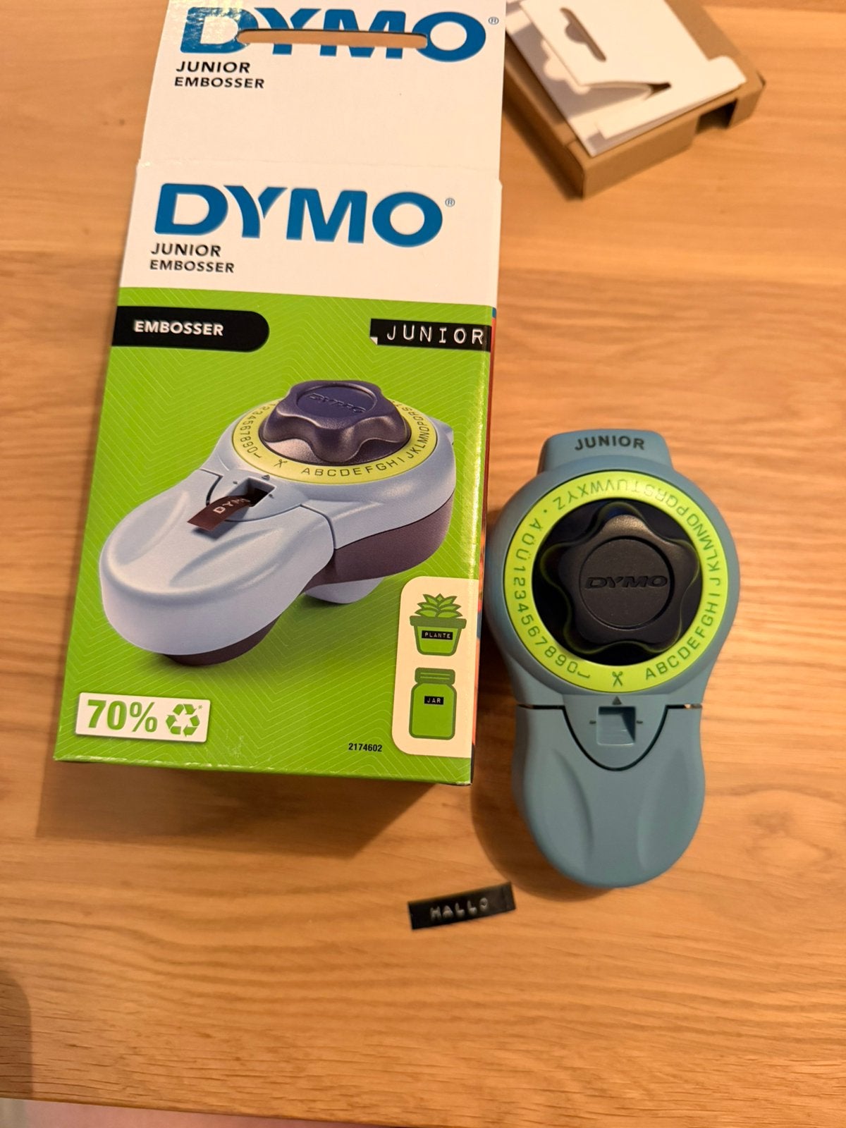 Dymo embosser labelmaker junior, Ophalen of Verzenden, Zo goed als nieuw
